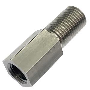 ステンレス ネジ径変換 六角 つなぎ スペーサー 1個入 (オネジ