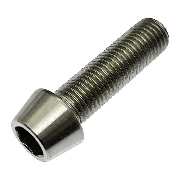 ステンレス 六角穴付 テーパーキャップ ボルト M10-P1.25 x 長さ35mm 2本入
