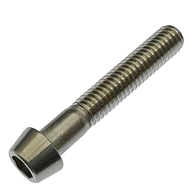 ステンレス 六角穴付 テーパーキャップ ボルト M6 x 長さ40mm 2本入