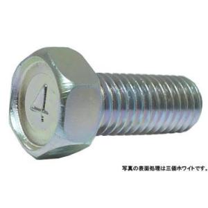 （４マ−ク）小形アプセットボルト 10 X 25 鉄 三価ホワイト 【180本】