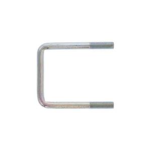 コノ字ボルト（□７５×７５　 M10　鉄　三価ホワイト　