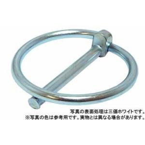 リンチピン　 8 X 45　鉄　三価ホワイト　【1本】