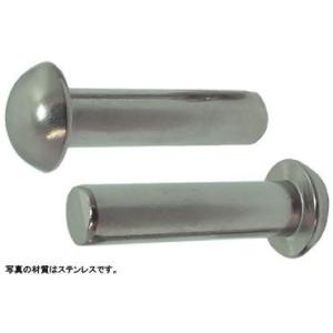 丸リベット 4 X 18 鉄 三価ホワイト