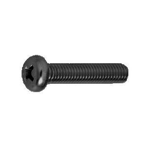 鉄 (+)ナベ小ねじ(全ねじ) M5x80 BC(黒) 【200個入】