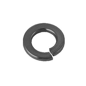 鉄 スプリングワッシャー(2号) 24 BC(黒) 【80個入】