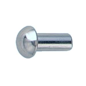 鉄 丸リベット 4.5x50 ユニクロ 【200個入】