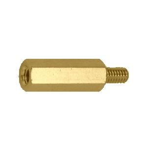 黄銅(低カドミ) 六角支柱 M2.6x20 生地