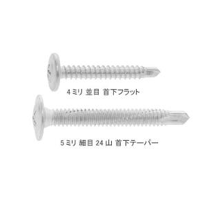 鉄 メッキ品 ドリルビス 皿 ピアスビス M5x75mm 小箱 （250本