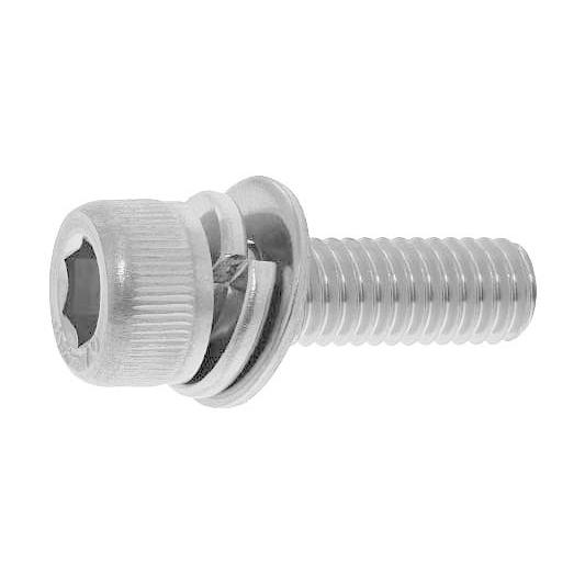 ＣＡＰ　Ｐ＝３【9個】10.9CAP P=3  4 X 50 標準(または鉄)/三価ホワイト