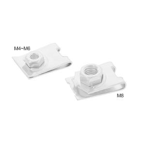 クリップナットクリップN  M8 標準(または鉄)/クロメート