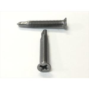 ビス 三価クロメート D-6 皿頭 4×16 1000本入×10 ピアスビス D-6 皿頭 三価クロメート 規格:4×13mm 1箱(1000本入