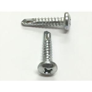 鉄(メッキ品) ドリルねじ ナベピアスビス M5x40mm 小箱（500本入） 三