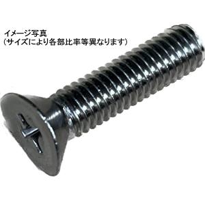 内径ネジ　40 UNC#4-40X3/16(全長約4.8mm) ステン(+)皿小ネジ : ねじ各種と