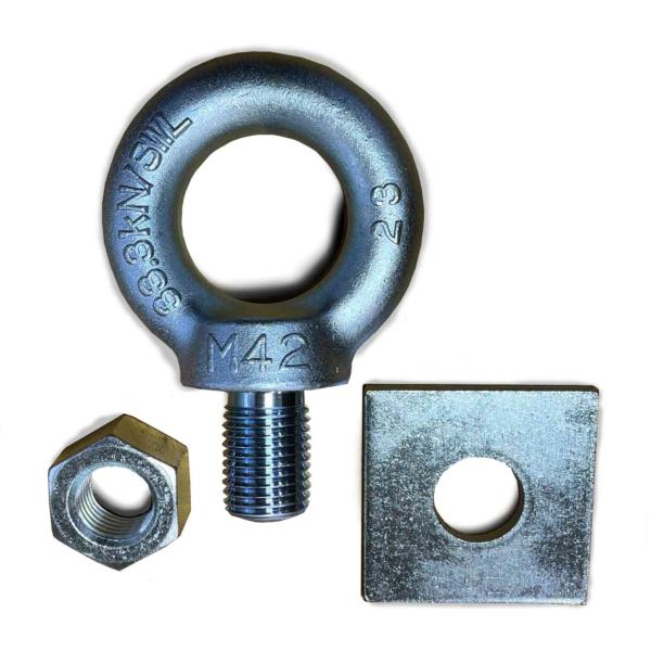 M42アイボルトSuper-Z II型(角座増強版)　埋込セット