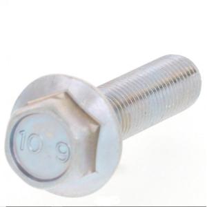 M10(P=1.25) X50L フランジボルト(10.9三価白メッキ)
