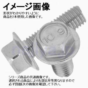 M10X20 P=1.5(並目) 高強度フランジボルト(1種) 10.9規格/三価