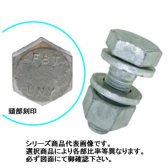 M22X80 F8T(ドブ)六角ハイテンションボルト(ユニタイト製) 1ケース(50組入)　○自社実...