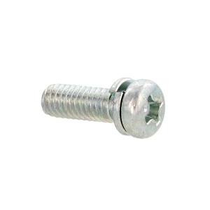 鉄/シルバーメッキ (+)ナベセムス [P=2] M2.3 (太さ=2.3mm)×長さ=10mm　