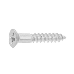 鉄 (+)サラ木ねじ 太さ=8mm×長さ=63mm　