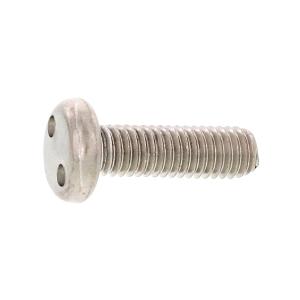 ステンレス (ツーホール) ナベ小ねじ [TRF] M6 (太さ=6mm)×長さ=12mm　