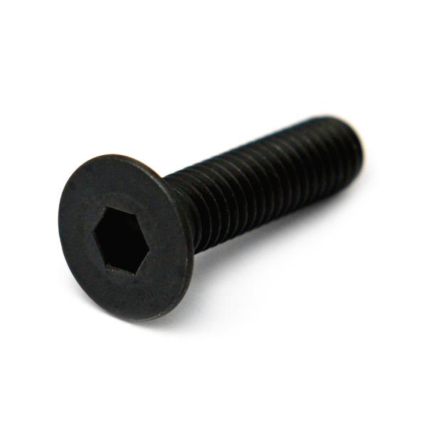 高強度の鉄[SCM435](黒染加工) サラキャップ (全ねじ) M5 (太さ=5mm)×長さ=25...