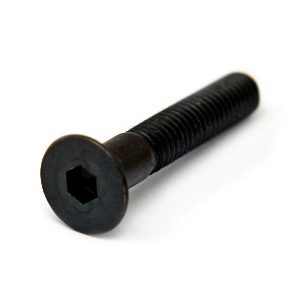 高強度の鉄[SCM435](黒染加工) サラキャップ (半ねじ) M5 (太さ=5mm)×長さ=50...