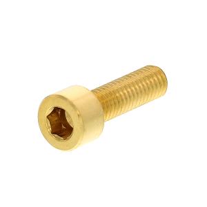 真鍮 キャップボルト (全ねじ) M6 (太さ=6mm)×長さ=30mm　