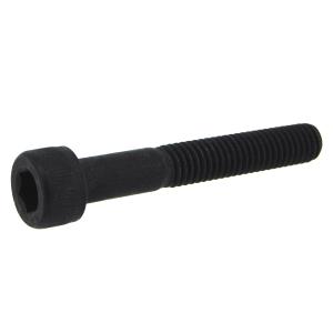 ステンレス(黒染め) キャップボルト (半ねじ) M4 (太さ=4mm)×長さ=35mm　