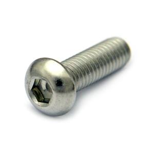 ステンレス ボタンキャップ (全ねじ) M6 (太さ=6mm)×長さ=22mm　