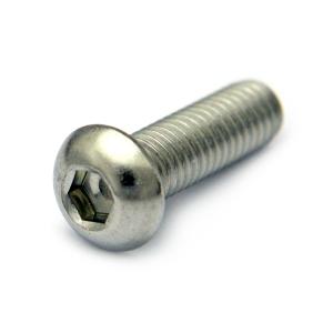 ステンレス ボタンキャップ (全ねじ) M6 (太さ=6mm)×長さ=20mm　