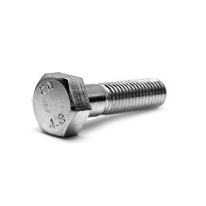 黄褐色メッキ 六角ボルト 半ねじ M10 太さ=10mm