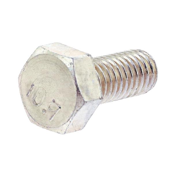 高強度の鉄[SCM435]/三価ホワイト 六角ボルト [強度区分：10.9] (ウィット・全ねじ) ...