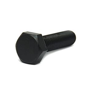 ステンレス(黒染め) 六角ボルト (全ねじ) M5 (太さ=5mm)×長さ=12mm　