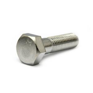 ステンレス 六角ボルト (半ねじ) M6 (太さ=6mm)×長さ=75mm　