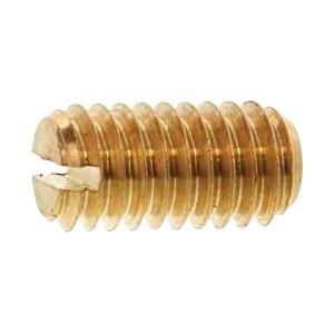 真鍮(低カドミ) (-)止めねじ (平先) M1.4 (太さ=1.4mm)×長さ=4mm　