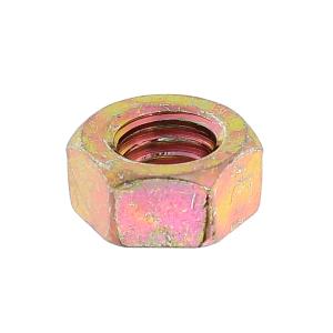 鉄/黄褐色メッキ 六角ナット [1種] (左ねじ) M12 (太さ=12mm)用　