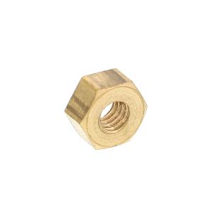 真鍮 六角ナット [1種] 切削加工(旧JIS規格)  M4 (太さ=4mm)用　