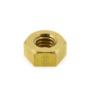 真鍮 六角ナット [1種] 切削加工(ウィット)  W5/8 (太さ=5/8インチ)用　