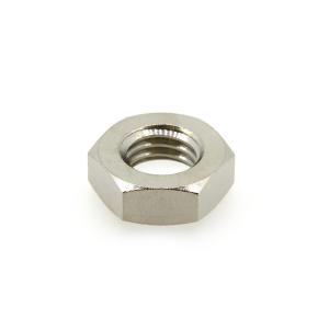 真鍮[低カドミウム黄銅] 六角ナット [3種] (細目) M6 (太さ=6mm)用