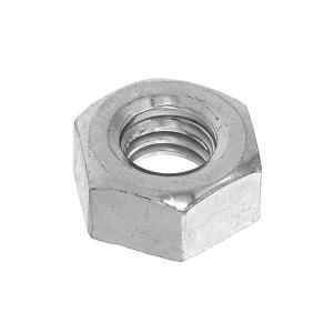 高強度の鉄[S45C]/ブラックメッキ 六角ナット [1種] (ウィット)