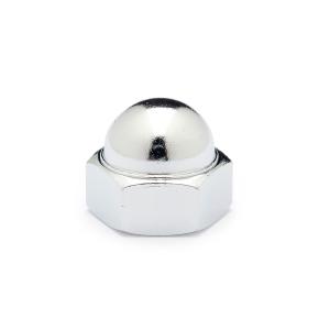 鉄/クローム 袋ナット (細目) M10 (太さ=10mm)用 <ピッチ:1.25> 【 バラ売り ： 3個入り 】