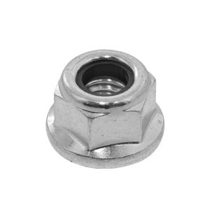 鉄/ブラックメッキ フランジナイロンナット M6 (太さ=6mm)用　