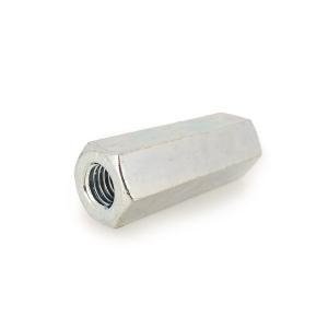 鉄/シルバーメッキ 高ナット (全ねじ) M14 (太さ=14mm)×長さ=30mm　