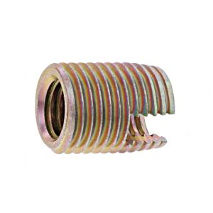 鉄/黄褐色メッキ エンザート [割溝タイプ：302型] 内ねじ