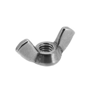 ステンレス(黒染め) 冷間蝶ナット [2種] M4 (太さ=4mm)用　