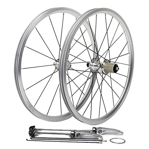 MZPWJDリム20&apos;BMXホイールセット406/451折りたたみ自転車用リムC/Vブレーキ100/...