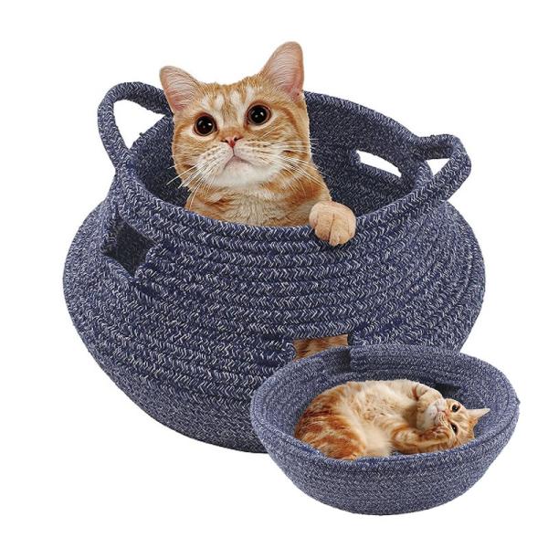 猫用 マルカン 猫壺ベッド Ｍ