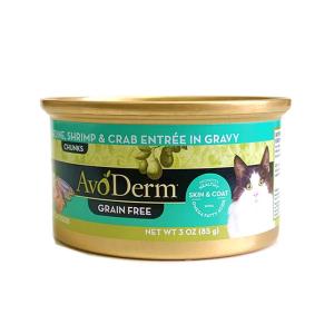 アボ・ダーム 猫 キャット セレクトカット缶 サーディン＆エビ＆カニ 85g 缶詰