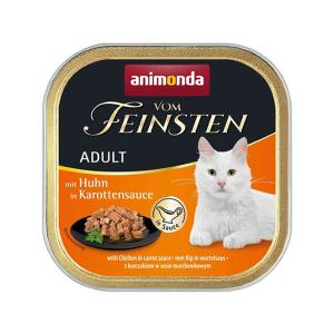 アニモンダ 猫 フォムファインステン in ソース 鶏・キャロットソース 100g   キャットフード ウェット 猫缶 成猫｜nekobatake