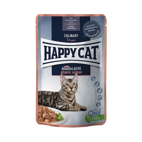 HAPPY CAT ハッピーキャット 猫 アトランティック サーモン パウチ 85g   キャットフ...